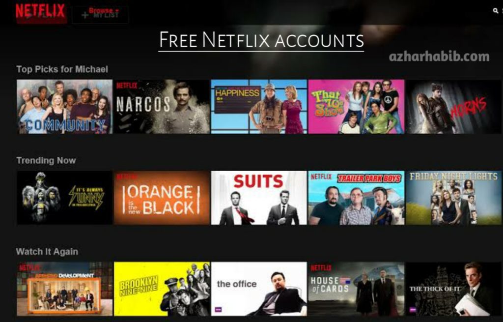 Free Netflix Accounts