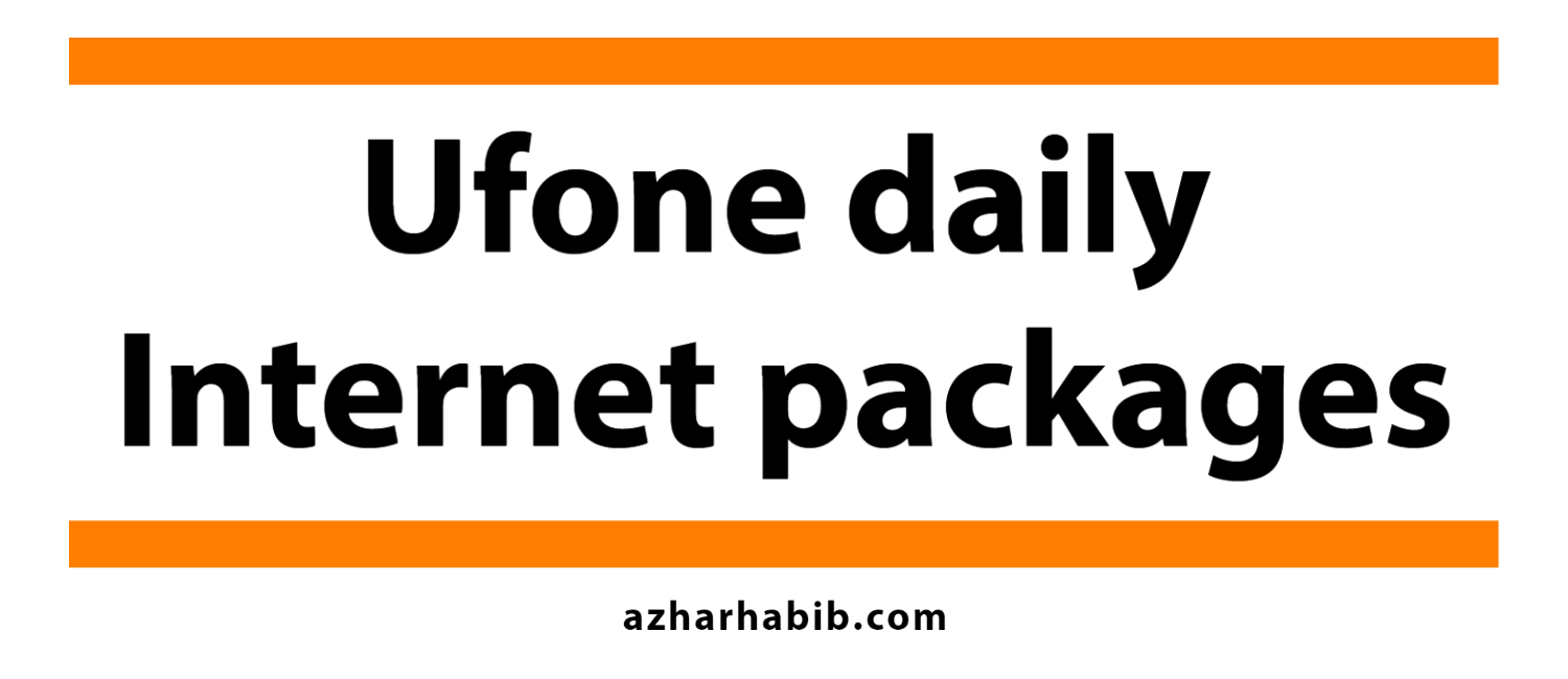 Ufone Packages 2020 Daily, Weekly, Monthly 2020 updated