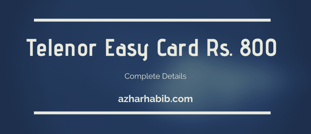 telenor super card 800