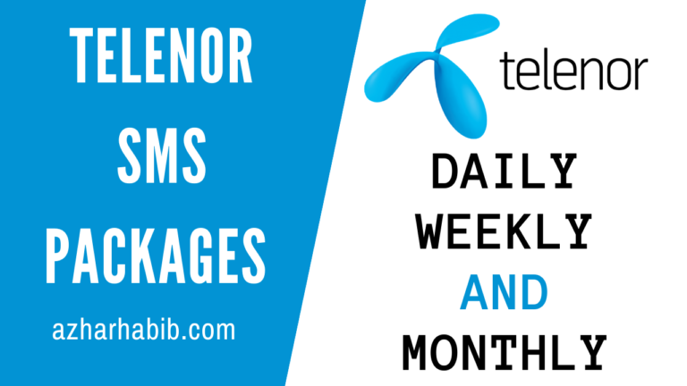 Telenor SMS packages