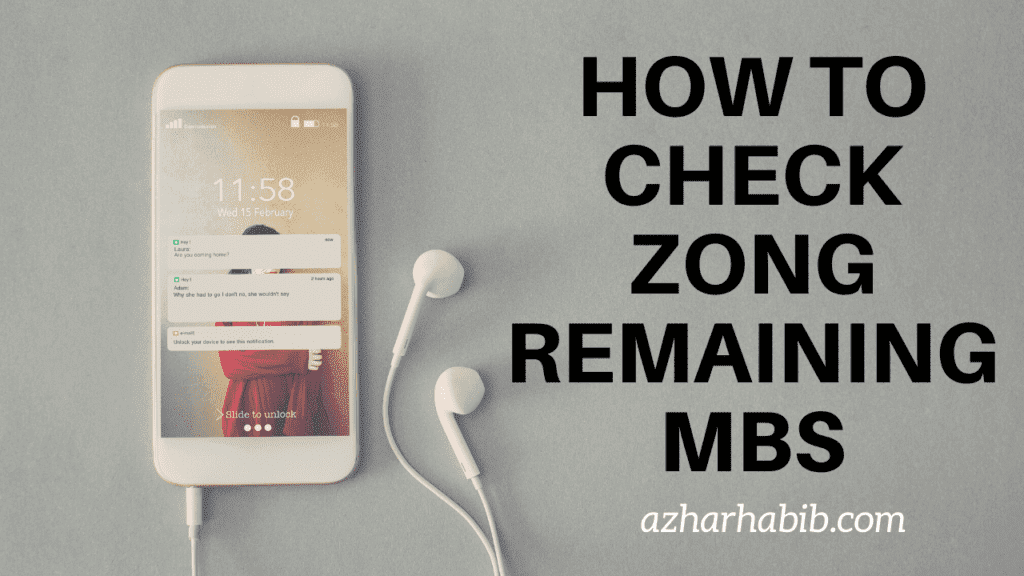 Zong MB Check Code 2022 | Check zong remaining MBs of package