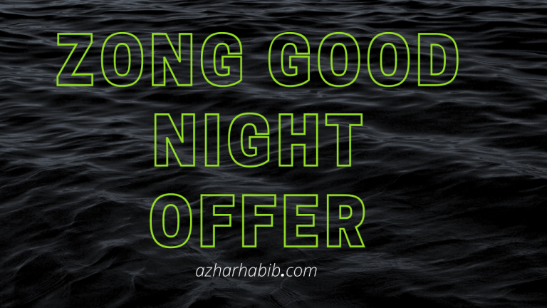 Zong Good Night Offer