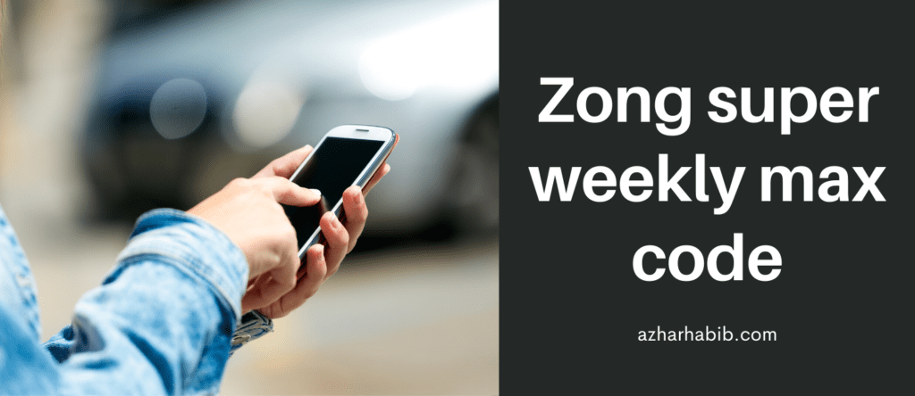 Zong super weekly max code