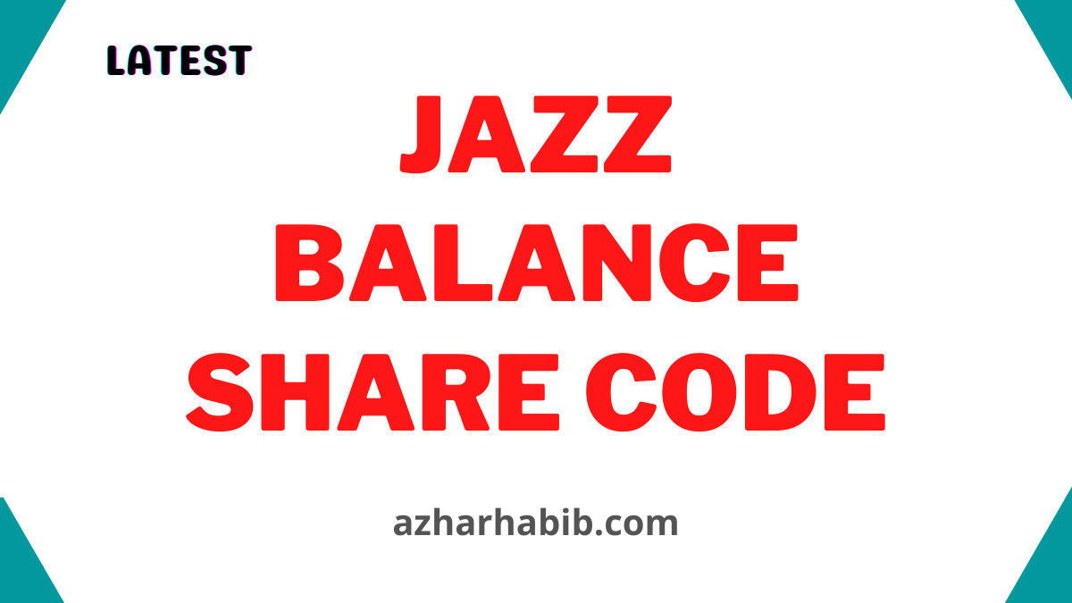 Jazz Balance Share Code
