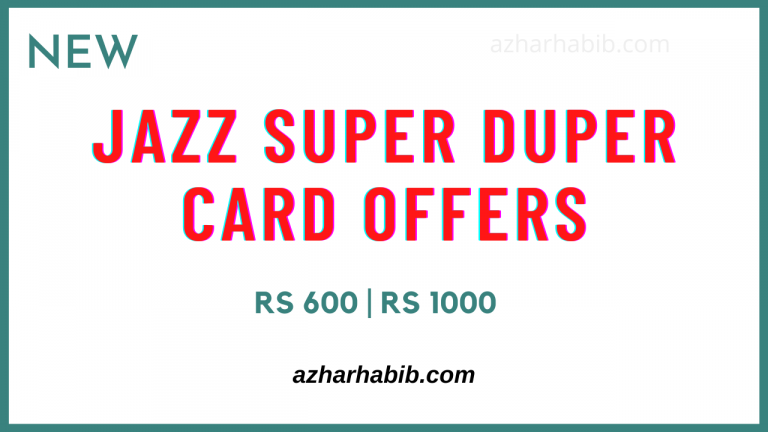 Jazz Super Duper Card offers