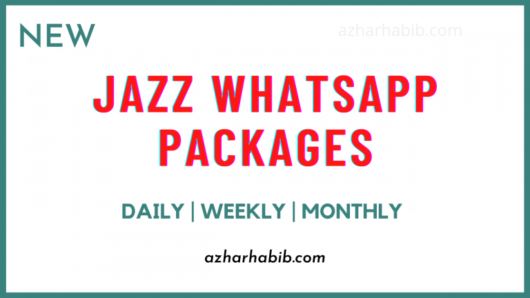Jazz Whatsapp Packages