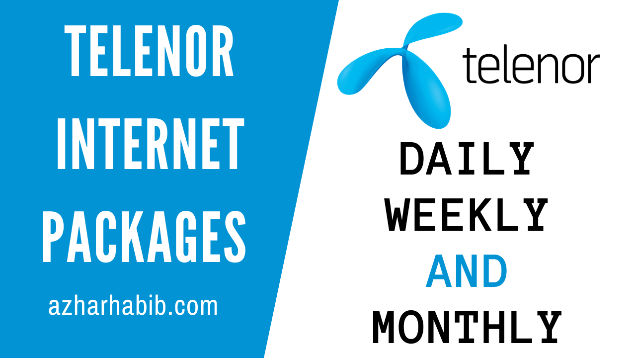 Telenor internet packages