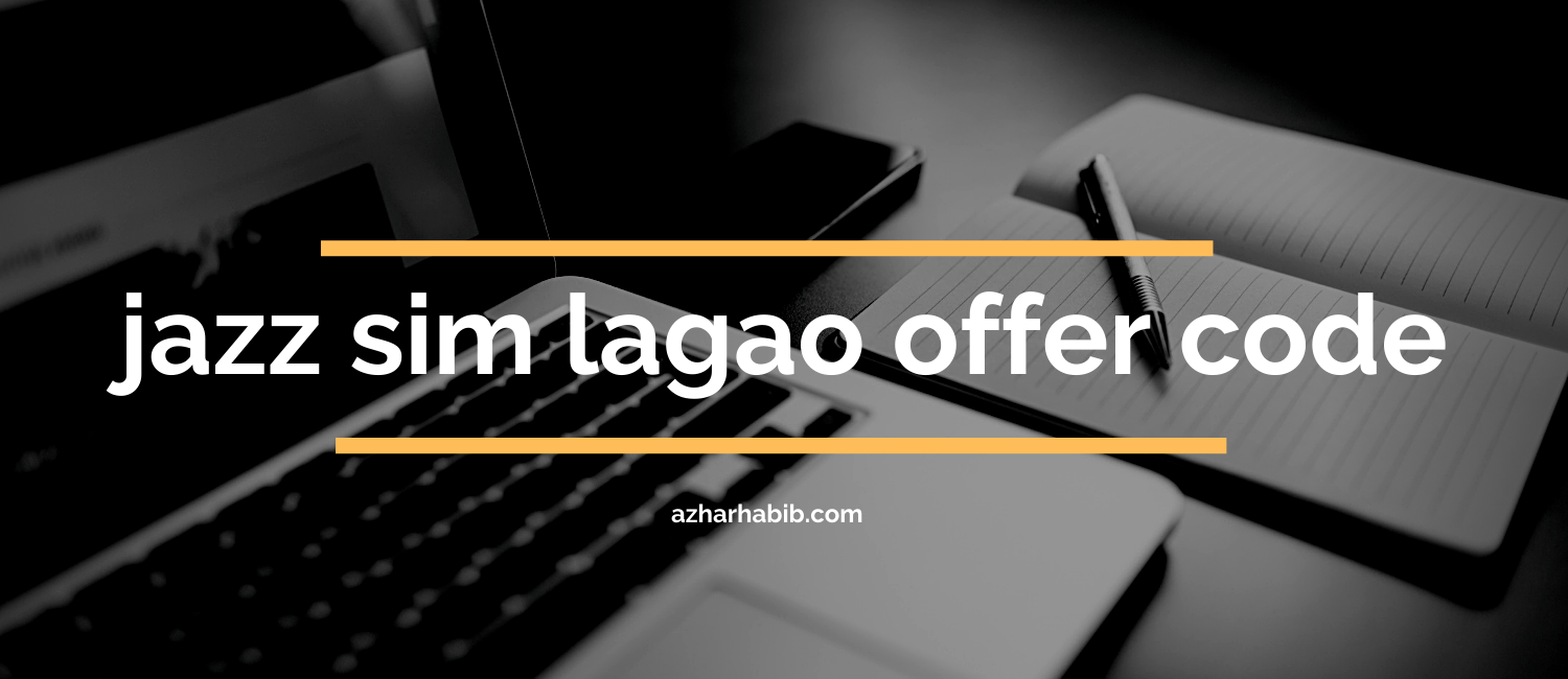 jazz sim lagao offer code