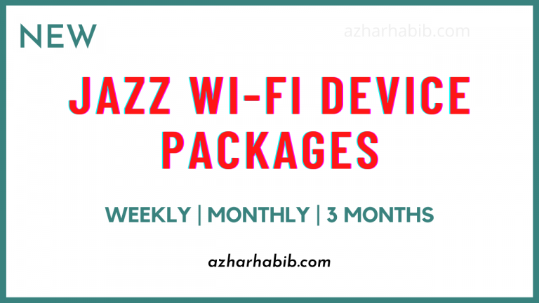Jazz Wi-Fi device packages