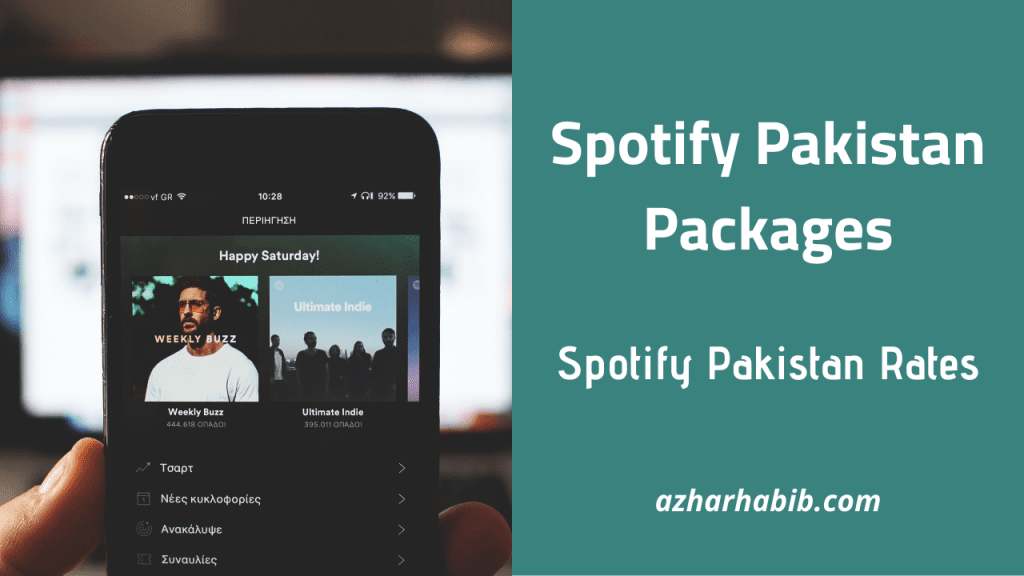 Spotify Pakistan Packages