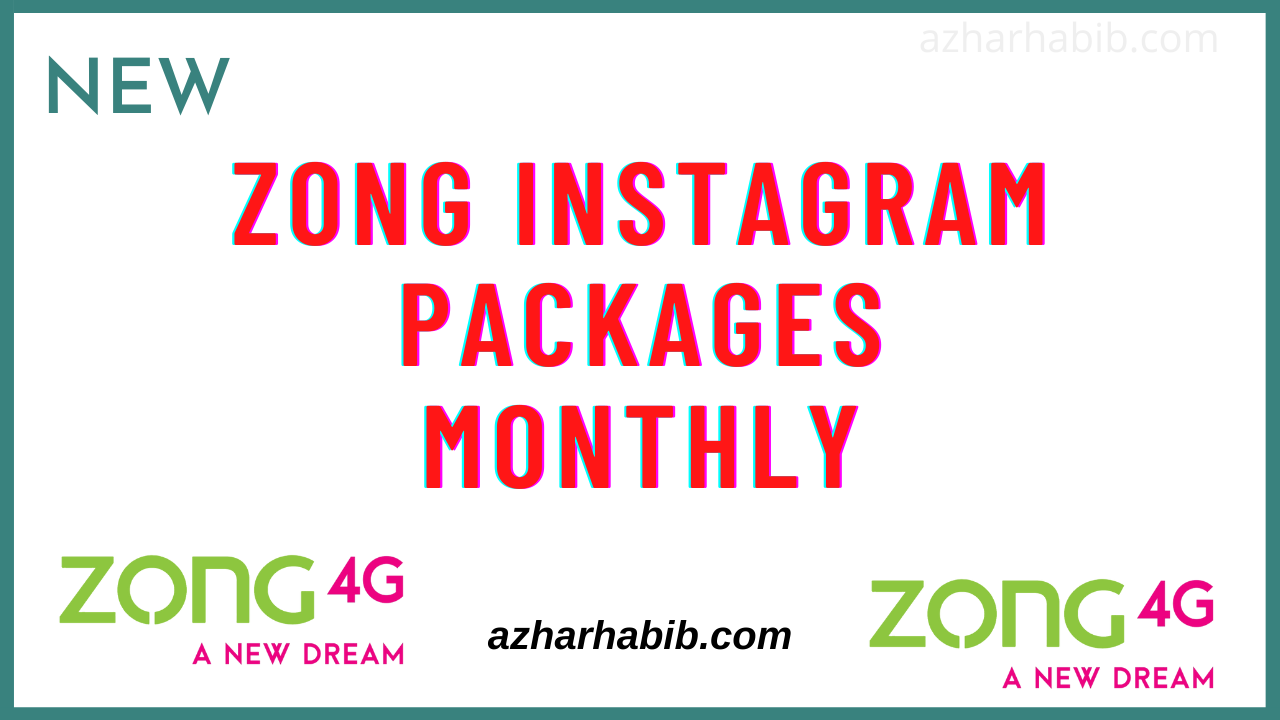 zong instagram package monthly