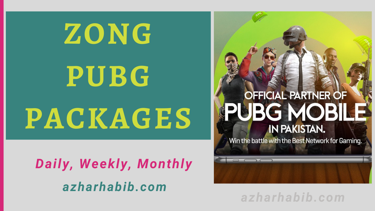 Zong PUBG Packages 2022