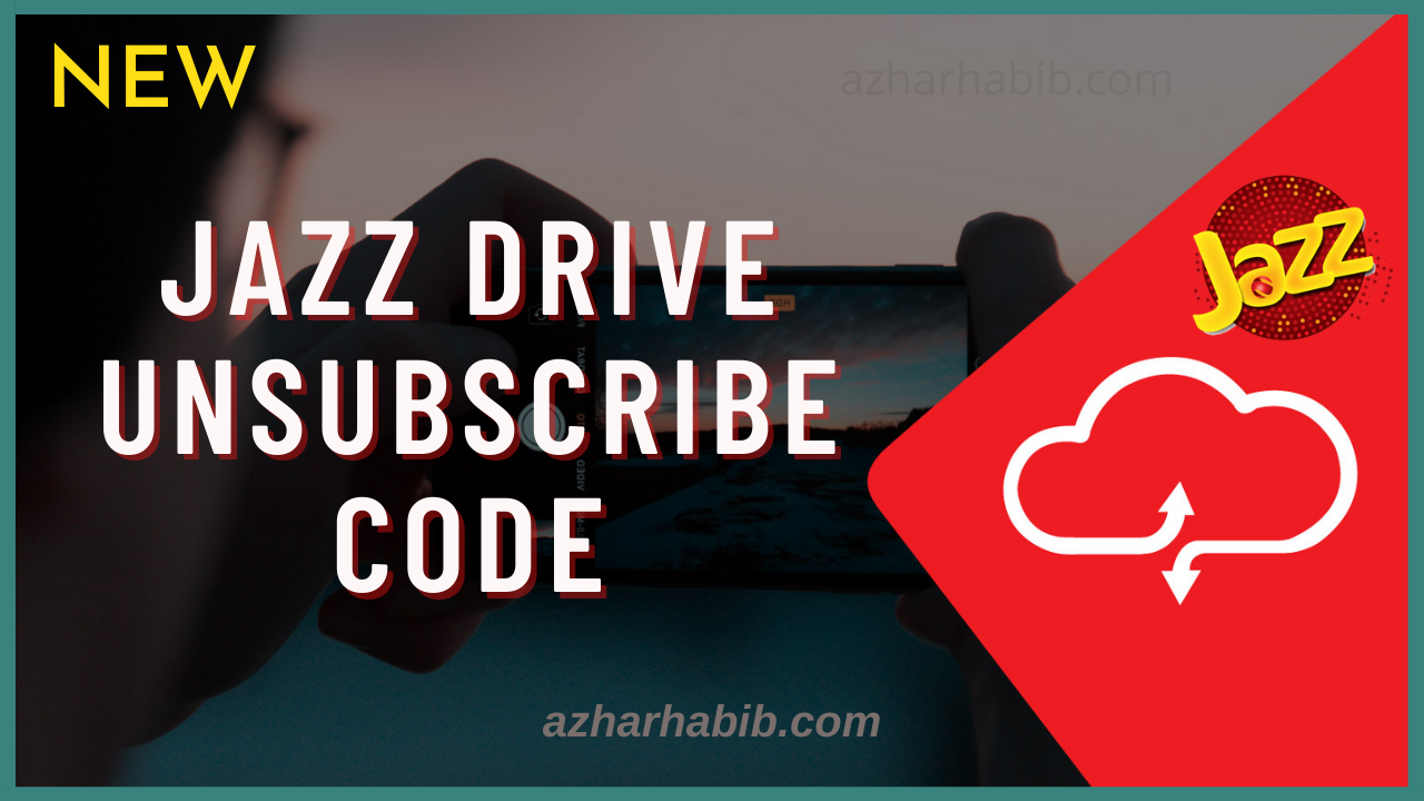 jazz drive unsubscribe code