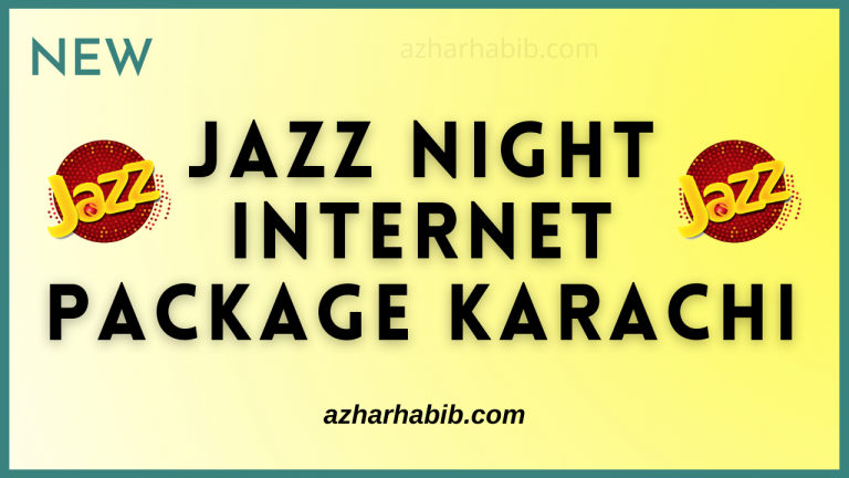 jazz night internet package karachi