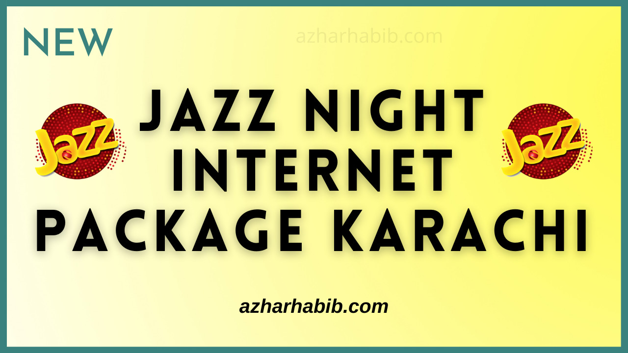 jazz night internet package karachi