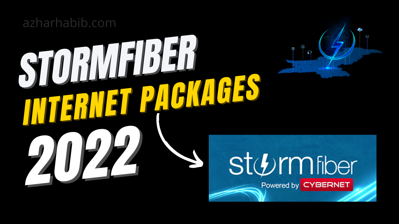 StormFiber Internet Packages 2022