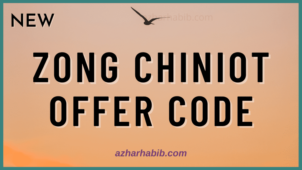 Zong Chiniot Offer