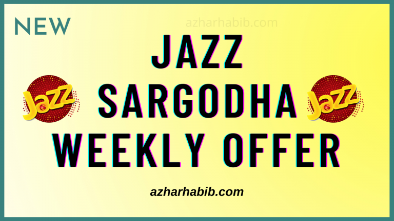 jazz sargodha weekly offer