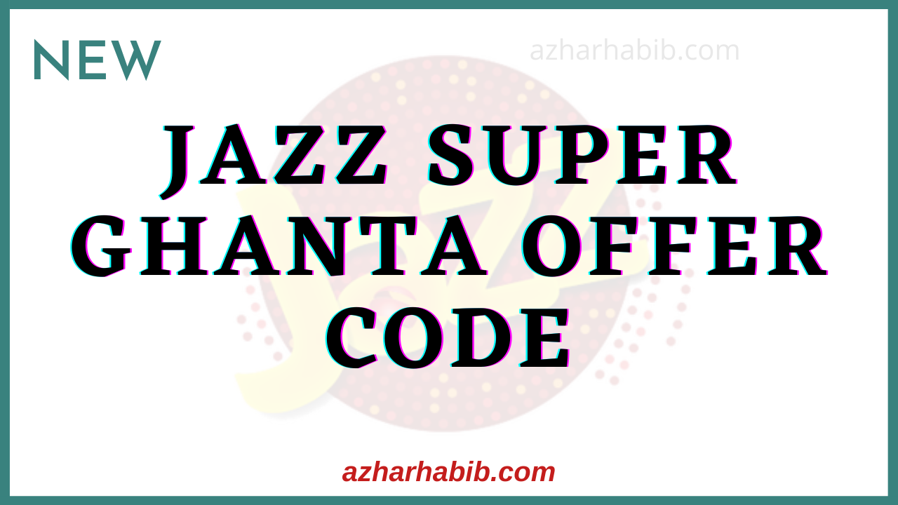 jazz super ghanta offer code