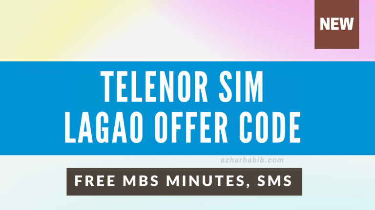 telenor sim lagao offer 2024