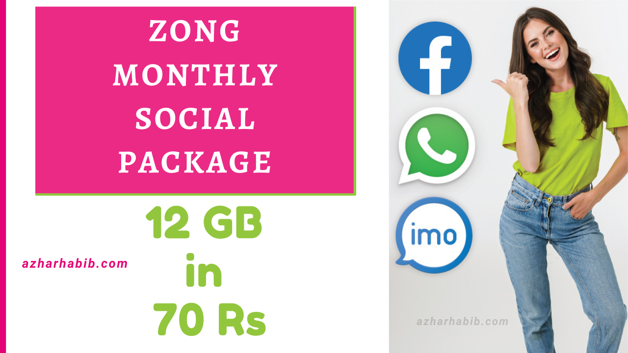 Zong Monthly Social Package