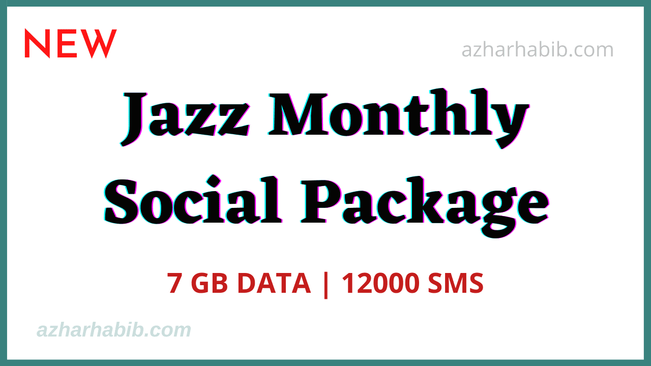 Jazz Monthly Social Package