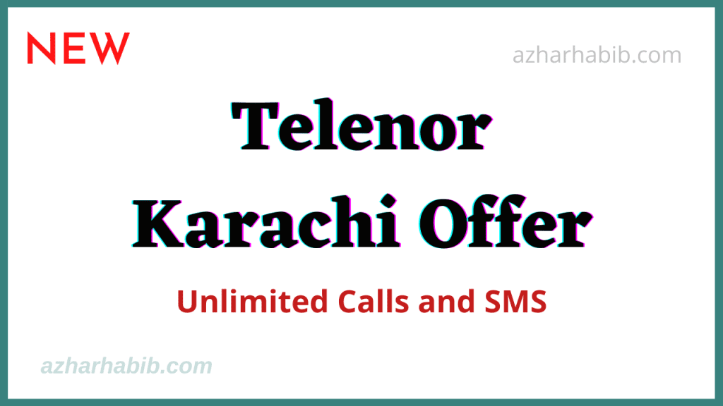 Telenor Karachi Offer
