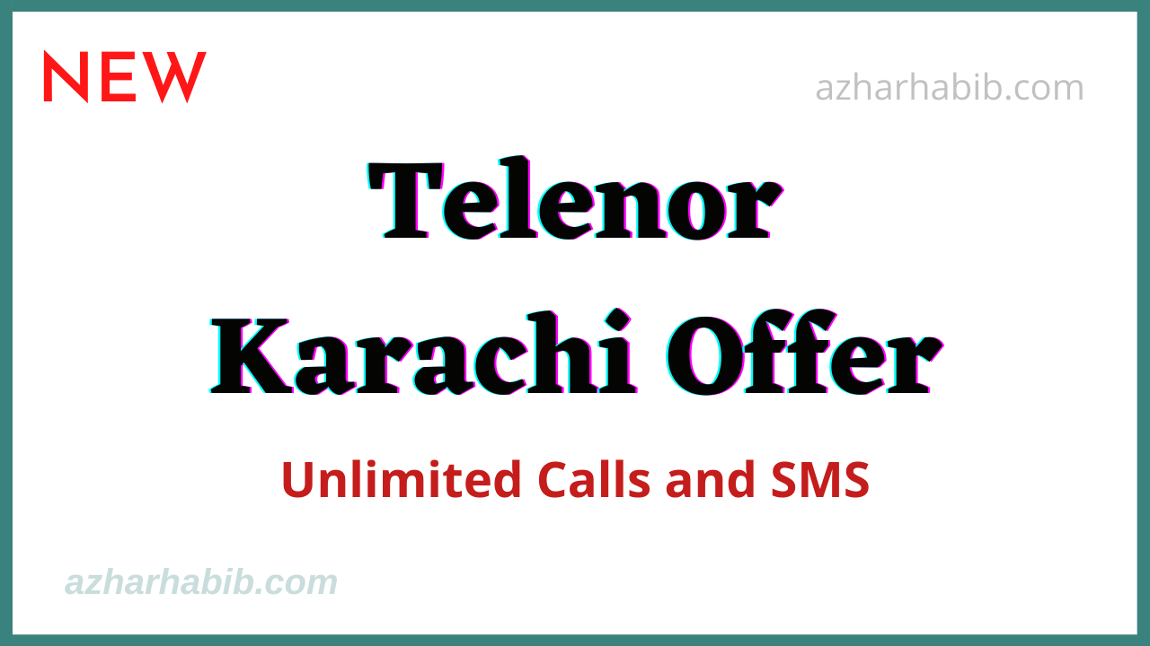 Telenor Karachi Offer