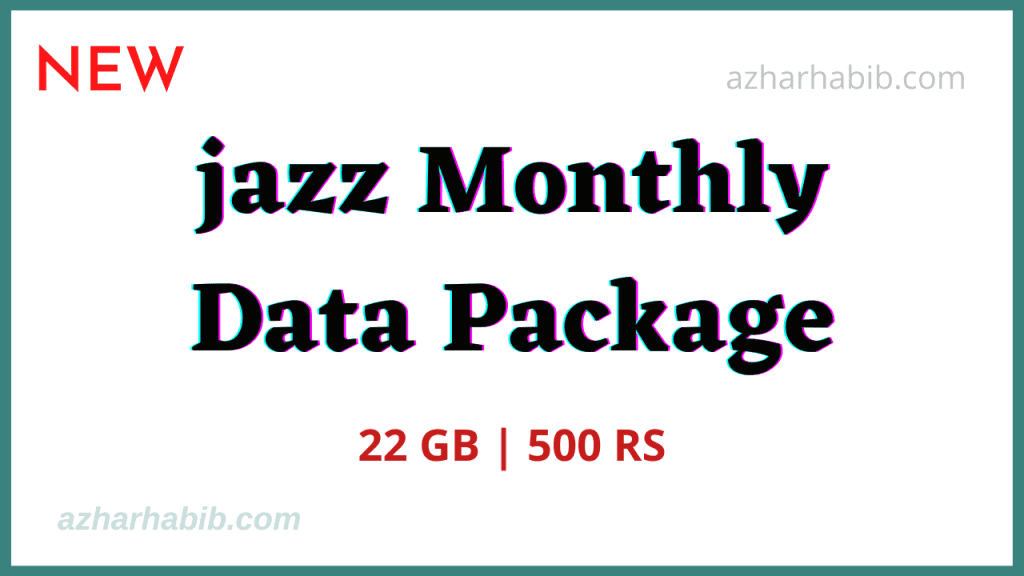 jazz Monthly Data Package