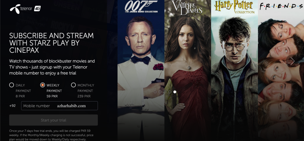 How to Subscribe to Telenor Starzplay
