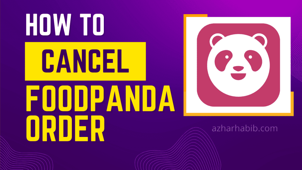 How to cancel order on foodpanda