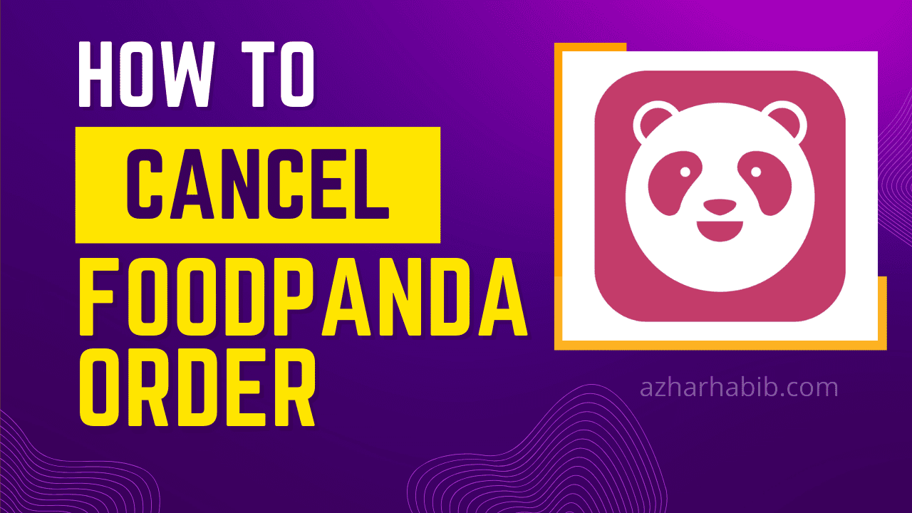 How to cancel order on foodpanda